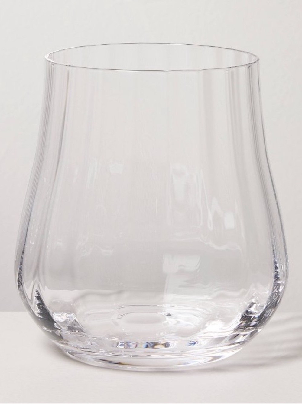 Hearth and Hand ribbed tulip drinking Glass